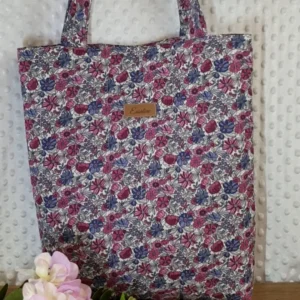 Tote Bag Rosalie – Bouton d&rsquo;or rose