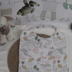 Serviettes cantine maternelle – Elephants