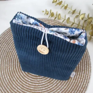 Pochettes à Livre – Poche, Bleu Denim/Romane