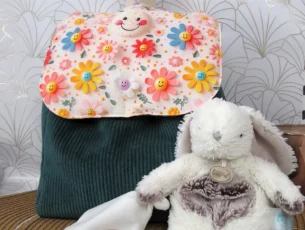 SAC DOS VERT-SOURIRES 3D
